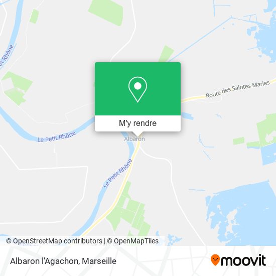 Albaron l'Agachon plan
