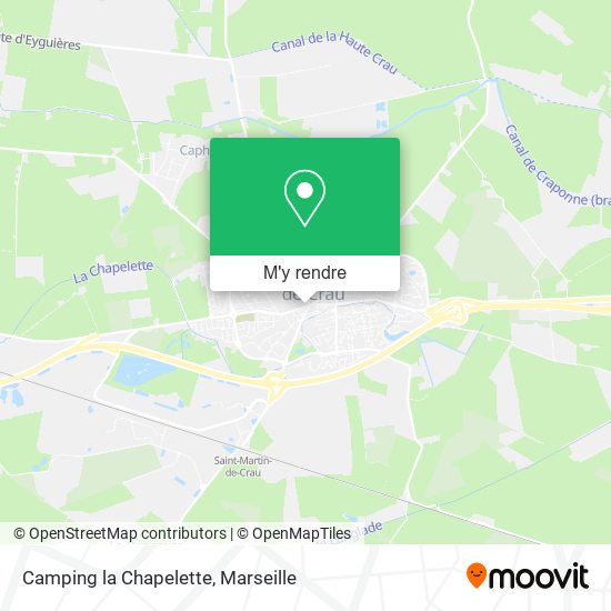 Camping la Chapelette plan