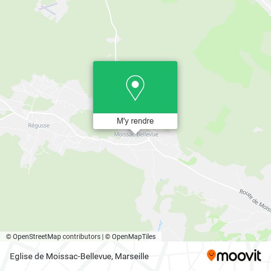 Eglise de Moissac-Bellevue plan