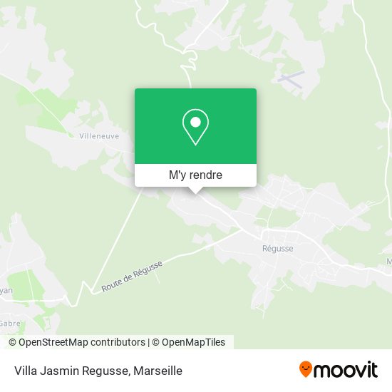 Villa Jasmin Regusse plan