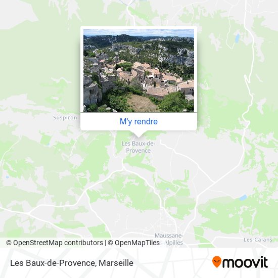 Les Baux-de-Provence plan