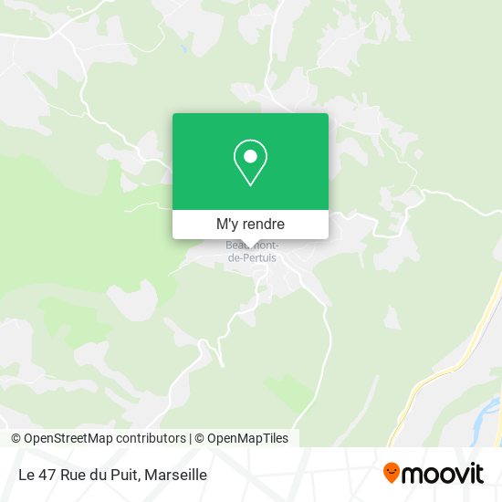 Le 47 Rue du Puit plan