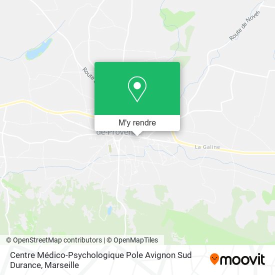 Centre Médico-Psychologique Pole Avignon Sud Durance plan