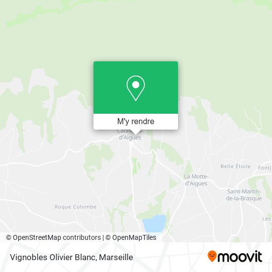 Vignobles Olivier Blanc plan