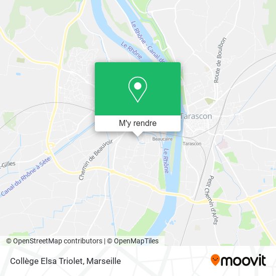 Collège Elsa Triolet plan