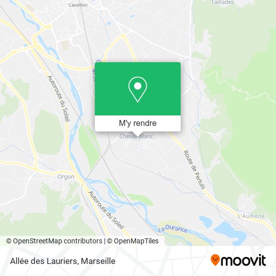 Allée des Lauriers plan