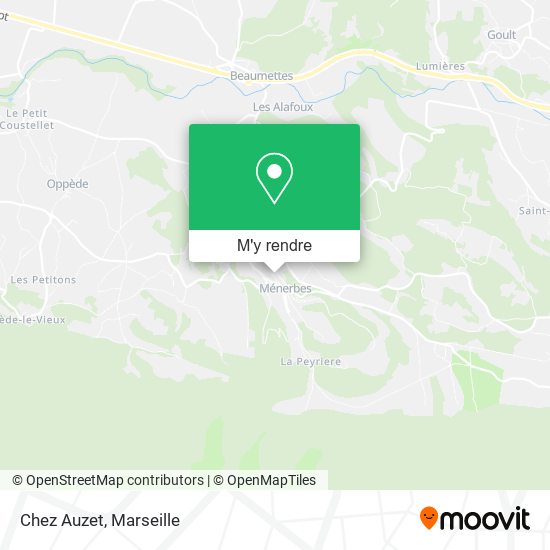 Chez Auzet plan