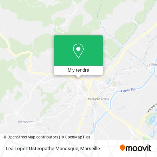 Léa Lopez Ostéopathe Manosque plan