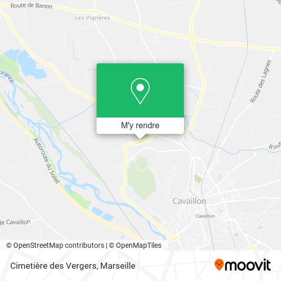 Cimetière des Vergers plan