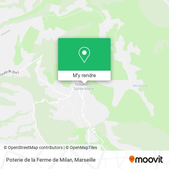 Poterie de la Ferme de Milan plan