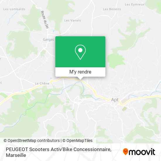 PEUGEOT Scooters Activ'Bike Concessionnaire plan