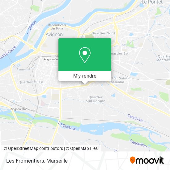 Les Fromentiers plan