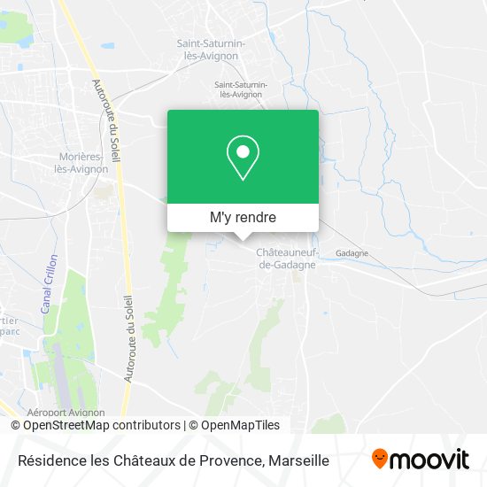 Résidence les Châteaux de Provence plan