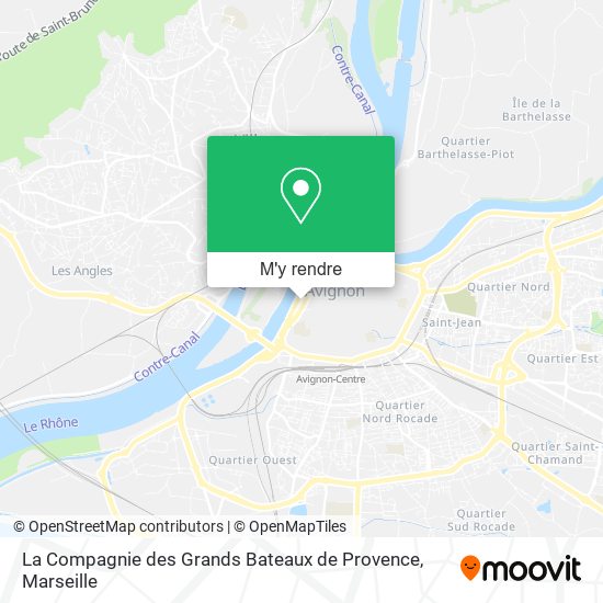 La Compagnie des Grands Bateaux de Provence plan