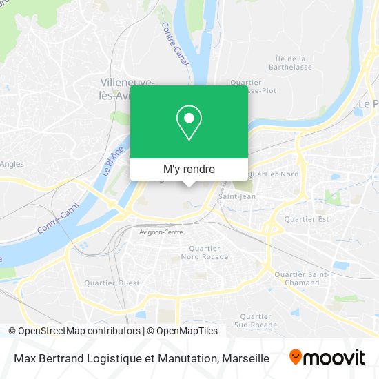 Max Bertrand Logistique et Manutation plan