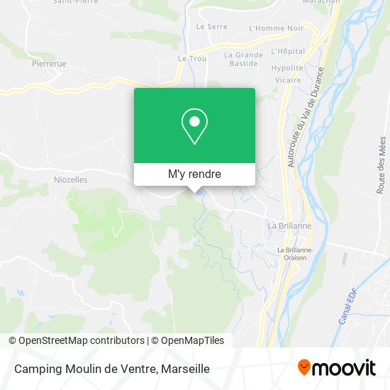 Camping Moulin de Ventre plan