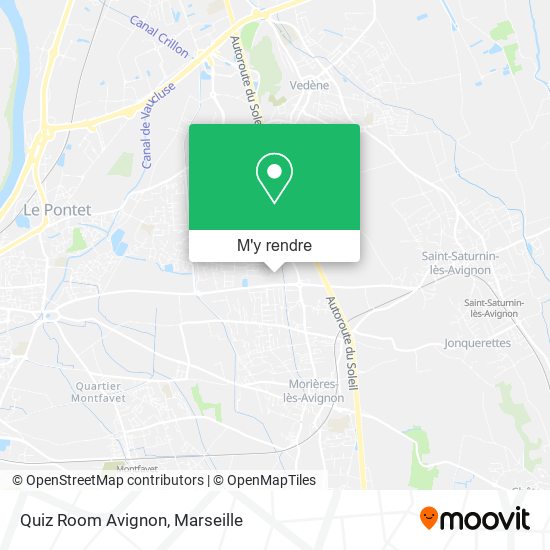 Quiz Room Avignon plan