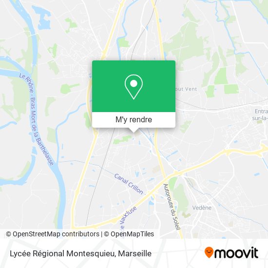 Lycée Régional Montesquieu plan