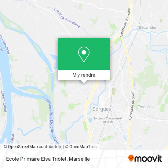 Ecole Primaire Elsa Triolet plan