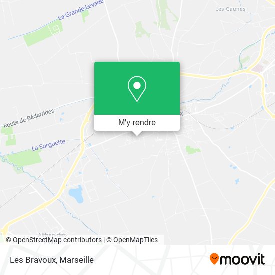 Les Bravoux plan