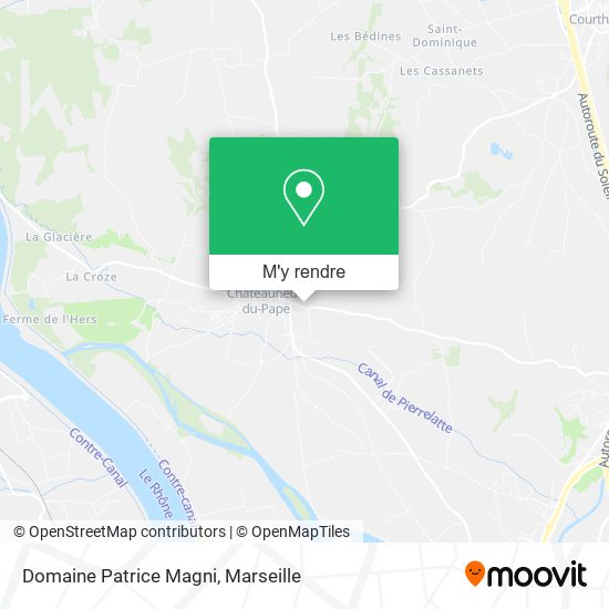 Domaine Patrice Magni plan