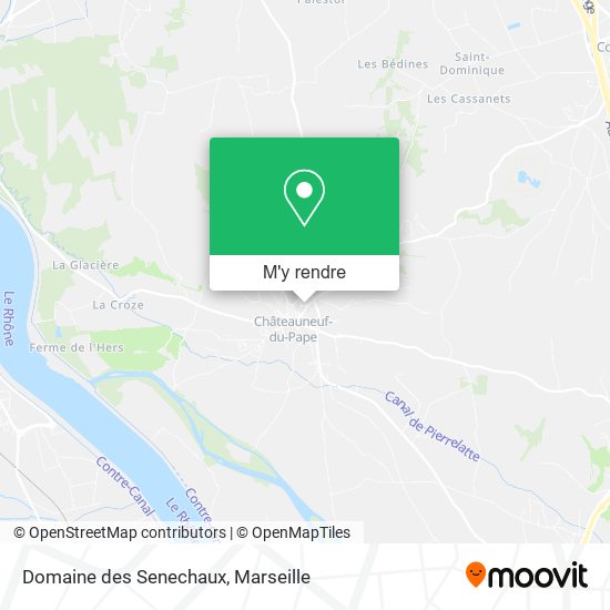 Domaine des Senechaux plan