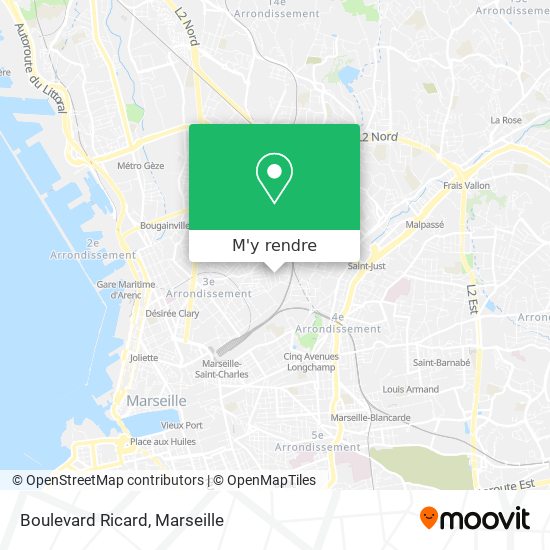 Boulevard Ricard plan