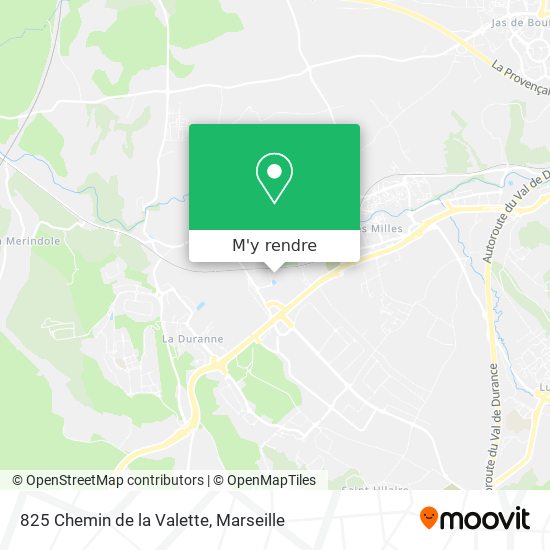 825 Chemin de la Valette plan