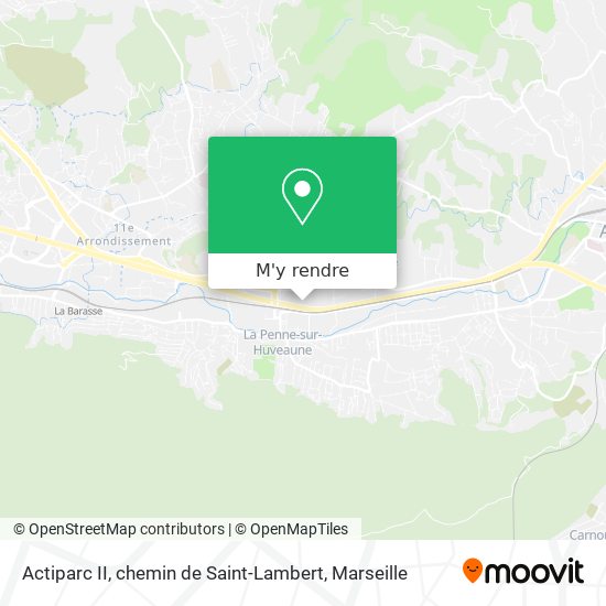 Actiparc II, chemin de Saint-Lambert plan