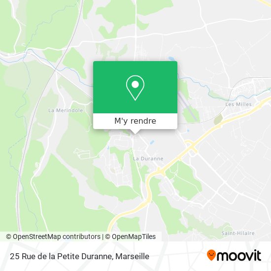 25 Rue de la Petite Duranne plan