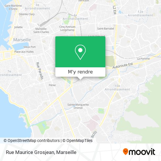 Rue Maurice Grosjean plan