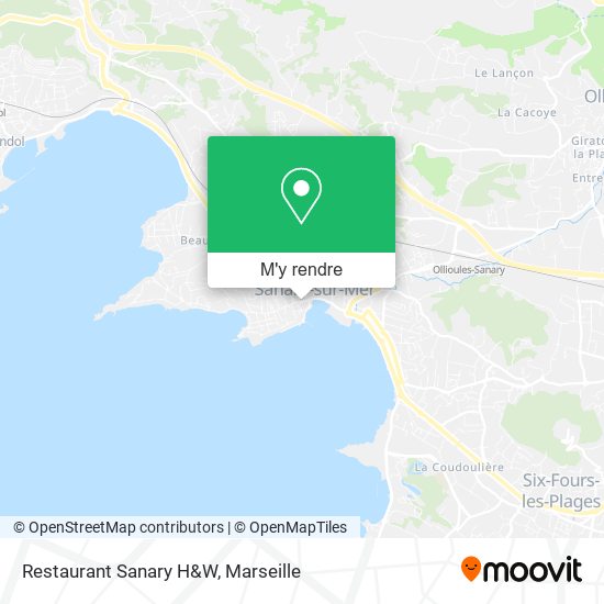 Restaurant Sanary H&W plan