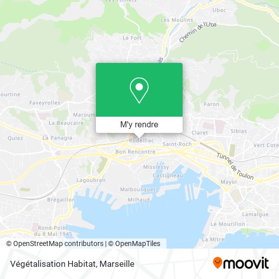 Végétalisation Habitat plan