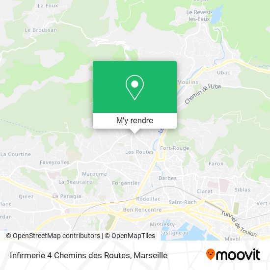Infirmerie 4 Chemins des Routes plan