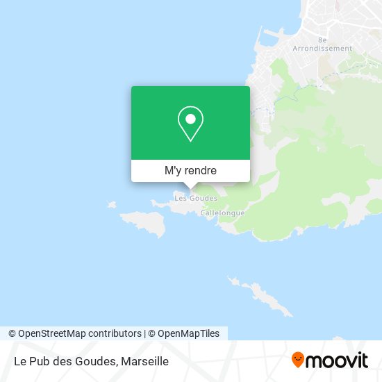Le Pub des Goudes plan