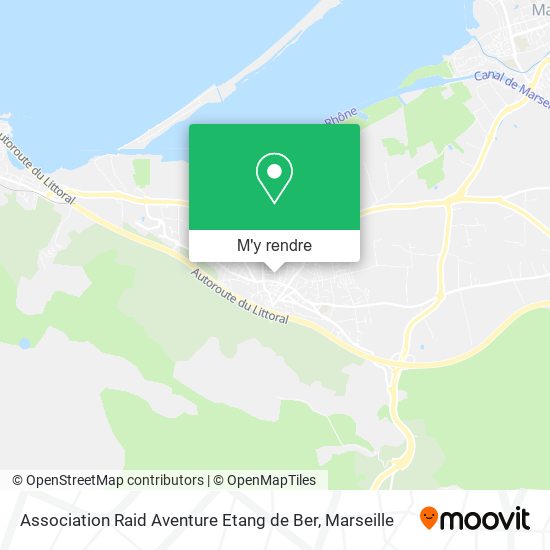 Association Raid Aventure Etang de Ber plan