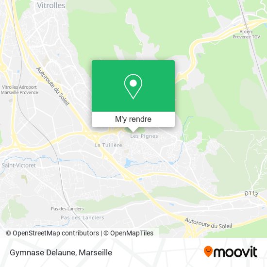 Gymnase Delaune plan