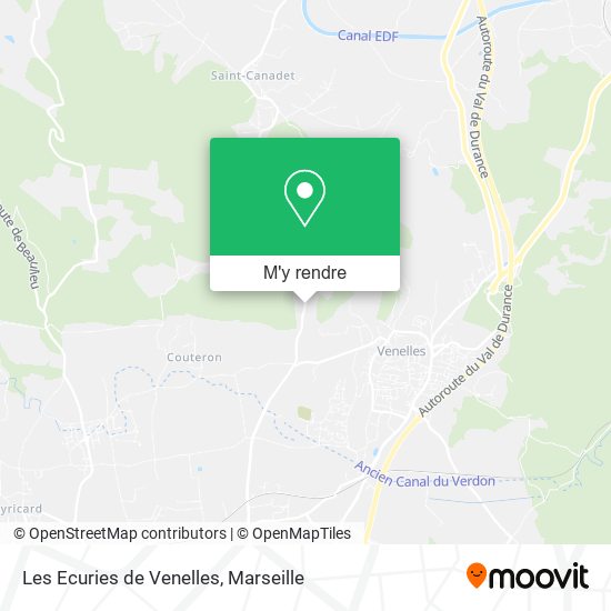 Les Ecuries de Venelles plan