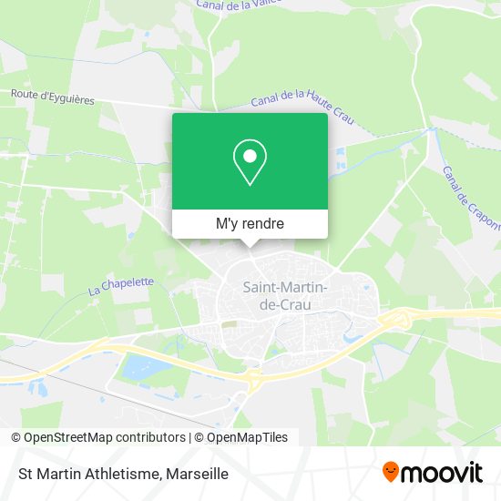 St Martin Athletisme plan