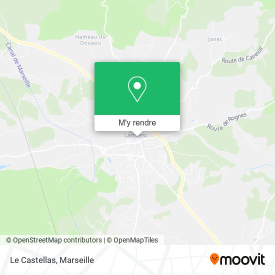 Le Castellas plan