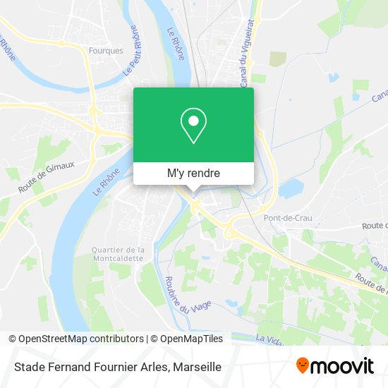 Stade Fernand Fournier Arles plan