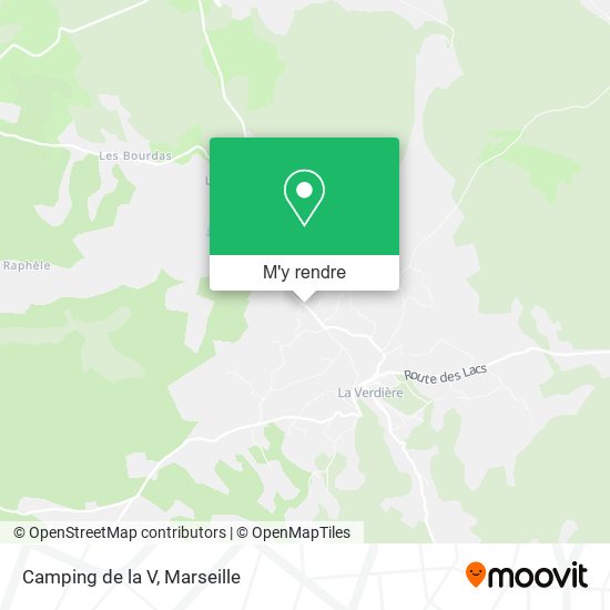 Camping de la V plan