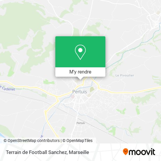 Terrain de Football Sanchez plan