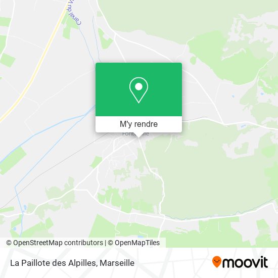 La Paillote des Alpilles plan