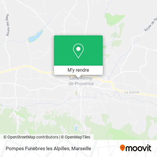 Pompes Funèbres les Alpilles plan