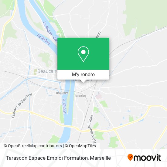 Tarascon Espace Emploi Formation plan