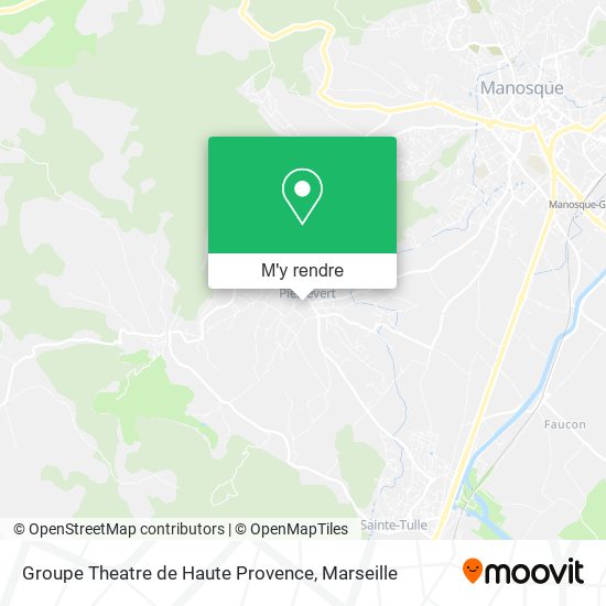 Groupe Theatre de Haute Provence plan