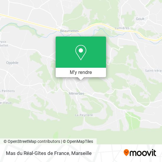 Mas du Réal-Gîtes de France plan