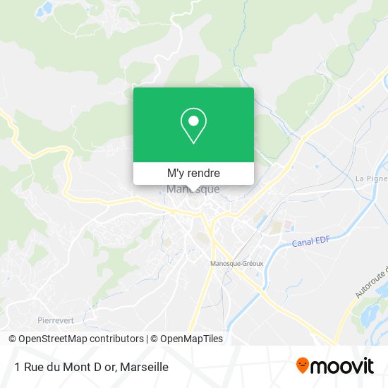 1 Rue du Mont D or plan