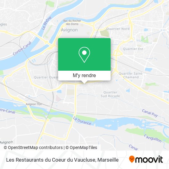 Les Restaurants du Coeur du Vaucluse plan
